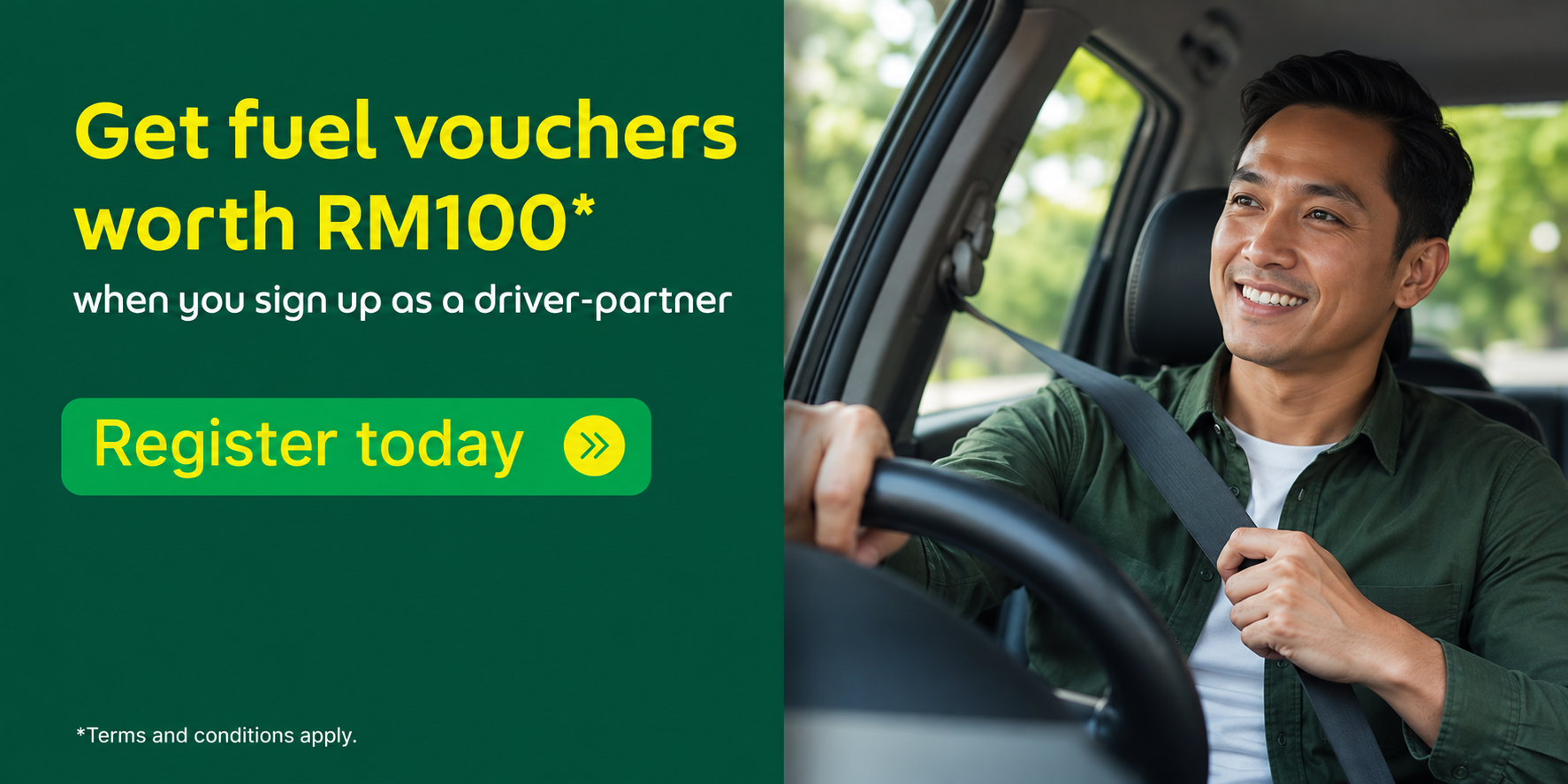 Sign up Grab Driver Online